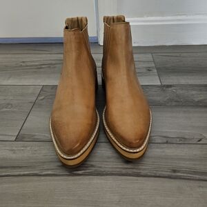 Roolee Women's Tan Prince Ankle Booties